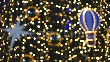 圣诞节和新年庆祝活动的小型LED照明灯具